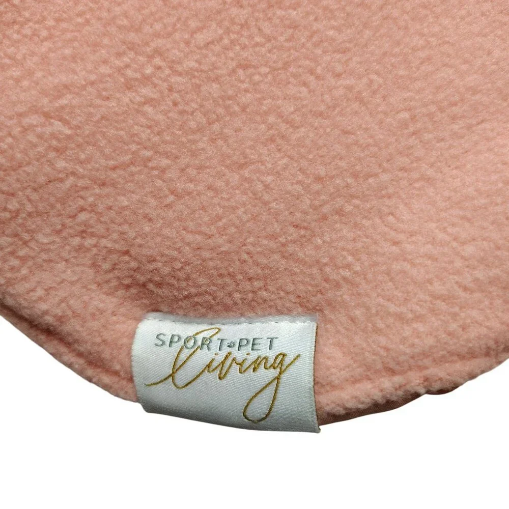 Sportpet Dog Size Small Pink Quilted Puffer Pet Winter Jacket